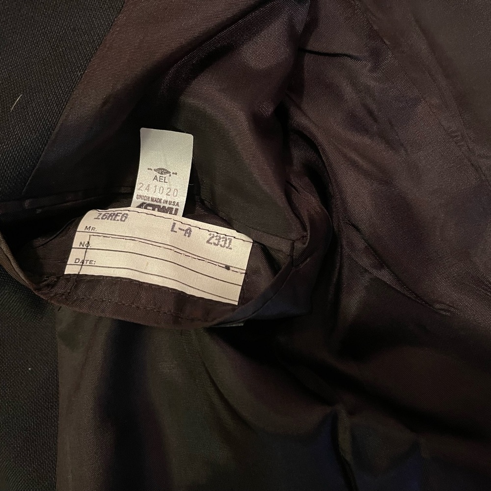 Black Double-Breasted Blazer -Design Studio, size 16 Reg - Picture 6 of 9